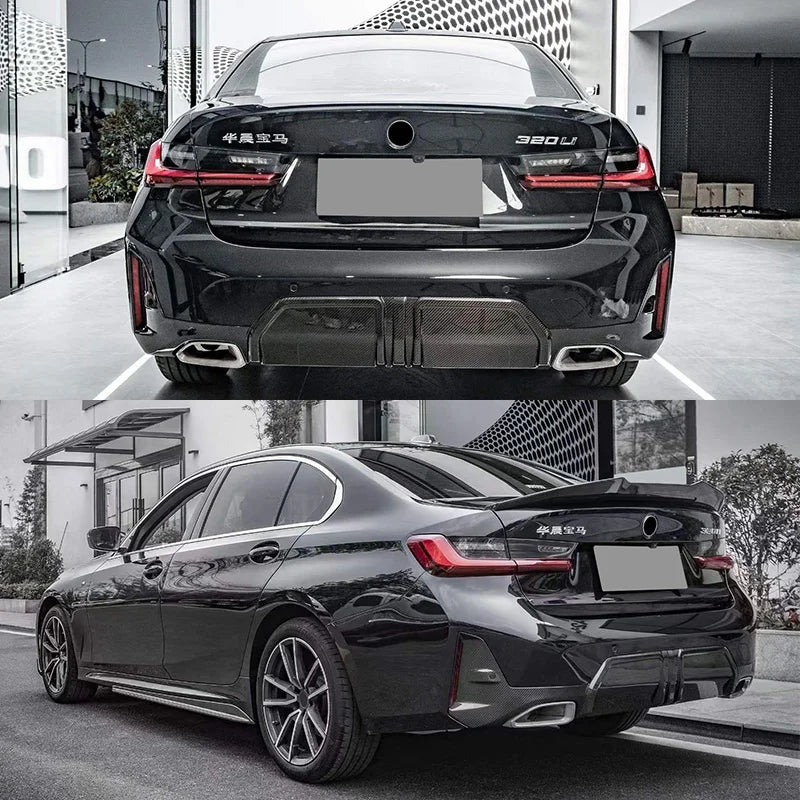 Runde Dry Carbon Fiber Material Body Kit for BMW 3 Series G28 G20 Upgrade MP Style Front Lip Spoiler Side Skirts Rear Diffuser