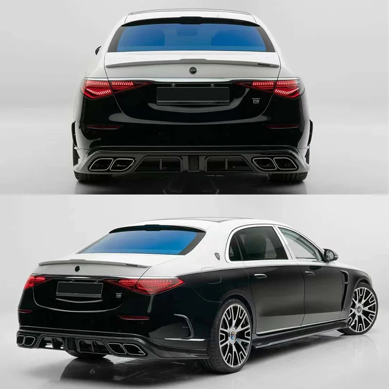 Runde Hight Quality MSY Body Kits for 2021+ Mercedes-Benz S-CLASS W223 Maybach Upgrade M Style Carbon Fiber Front Lip Spoiler