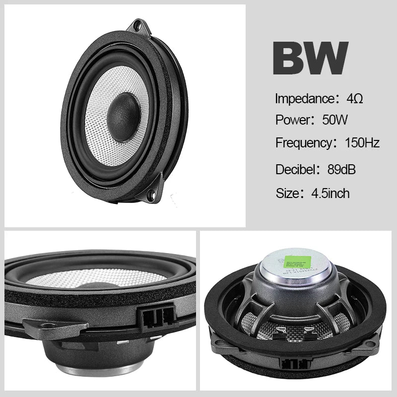 High Quality Door Panel Loundspeaker Tweeter Subwoofer LED Horns Speakers Luminous Speaker Cover For BMW X3 G01 3 Series X4 G02
