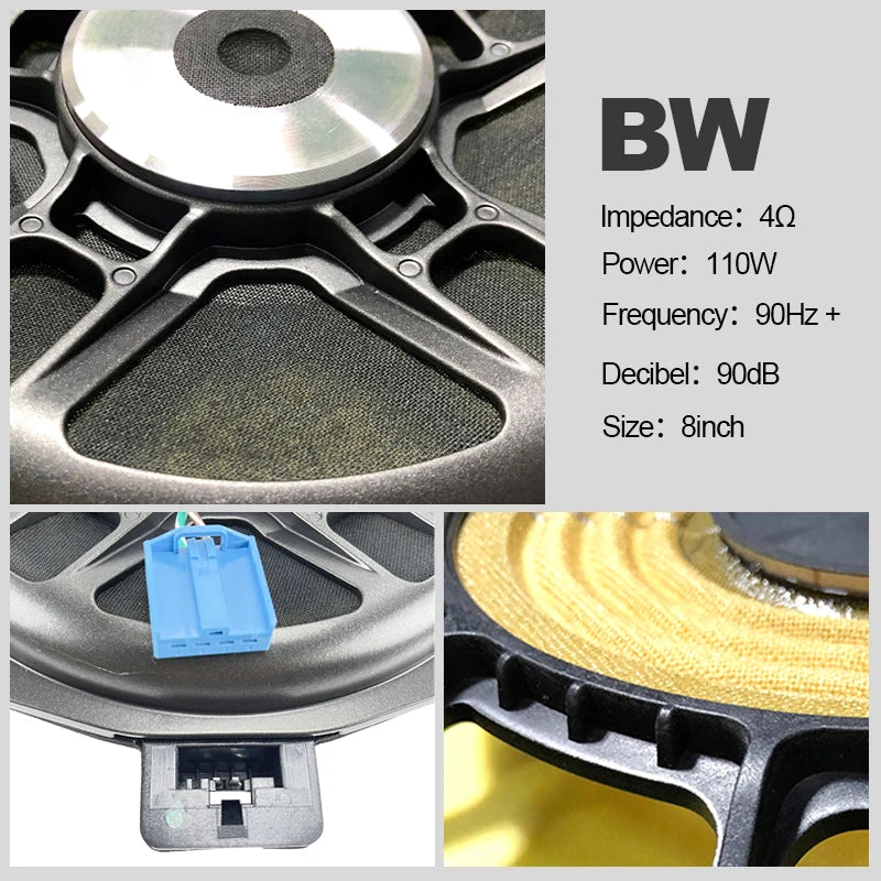 High Quality Door Panel Loundspeaker Tweeter Subwoofer LED Horns Speakers Luminous Speaker Cover For BMW X3 G01 3 Series X4 G02