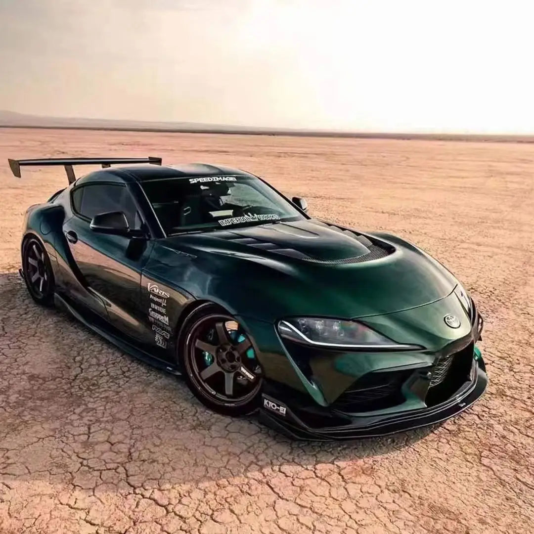 High Quality Carbon Fiber Body Kit for Toyota SUPRA A90 Front Lip Rear Diffuser Rear Spoiler Side Skirt Hood Bonnet Tuning