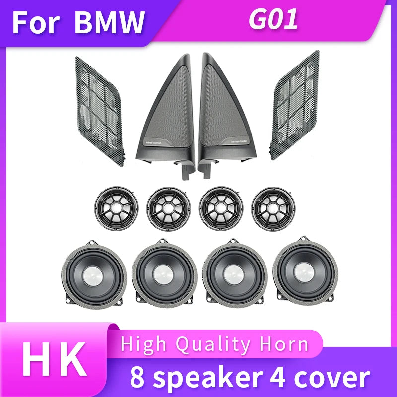 Speaker Cover Car For BMW NEW X3 G01 Speakers Music Sound Horn High Frequency HiFi Tweeter Midrange In The Car 8 Inch Subwoofer