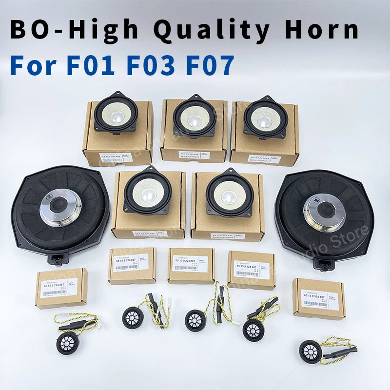 BO Speaker For BMW Tweeters X5 F15 X6 F16 Series Auto Treble Horn In The Car Door Midrange Cover 8 Inch Subwoofer Tweeter Audio