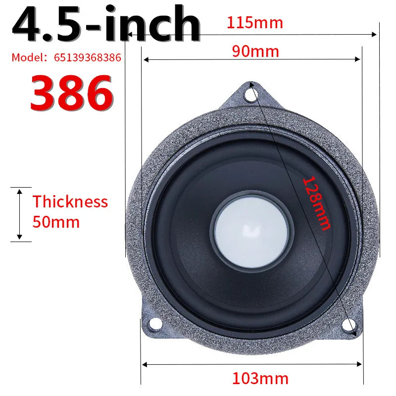 4.5 Inch Midrange Speaker For BMW F10 F11 E84 E90 E91 E92 E93 5 Series Loudspeaker Front Door Audio Sound Music Horn Speaker Kit