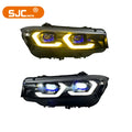 SJC Upgrade Laser Dual Color DRL Headlights for BMW 3 Series G20 G28 LED Headlight Modified 2023-2025 Headlights LED Front Light