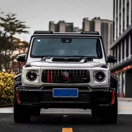 Top Ranking Upgrade Brabu Rocket 900 Body Kit for Mercedes-Benz G-Class G63 Auto Part Front Lip Wheel Eyebrow Dry Carbon Fiber