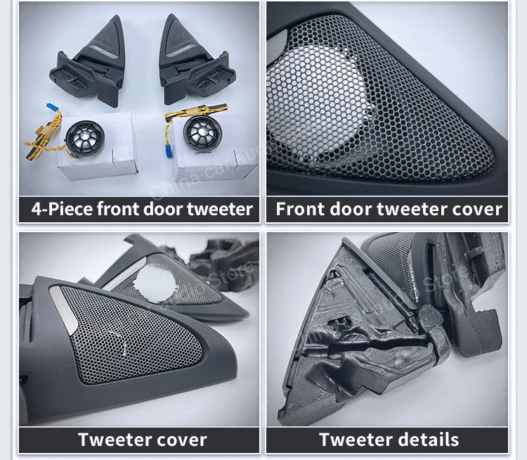 For BMW F32 F33 F36 4 Series Front Door Tweeter Cover Speakers Loudspeaker Horn Audio Modification Accessories Music Stereo