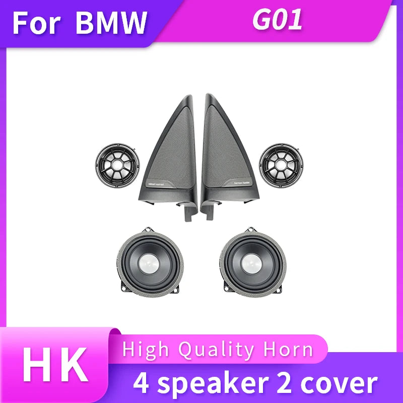 Speaker Cover Car For BMW NEW X3 G01 Speakers Music Sound Horn High Frequency HiFi Tweeter Midrange In The Car 8 Inch Subwoofer