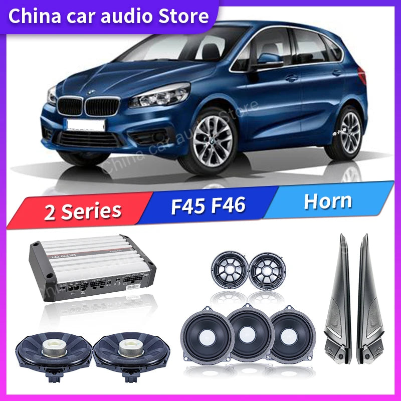 Car Tweeter Midrange Speakers Subwoofer For BMW F45 F46 2 Series 218i 220i High Quality Horn Bass loudspeaker Audio Treble Cover