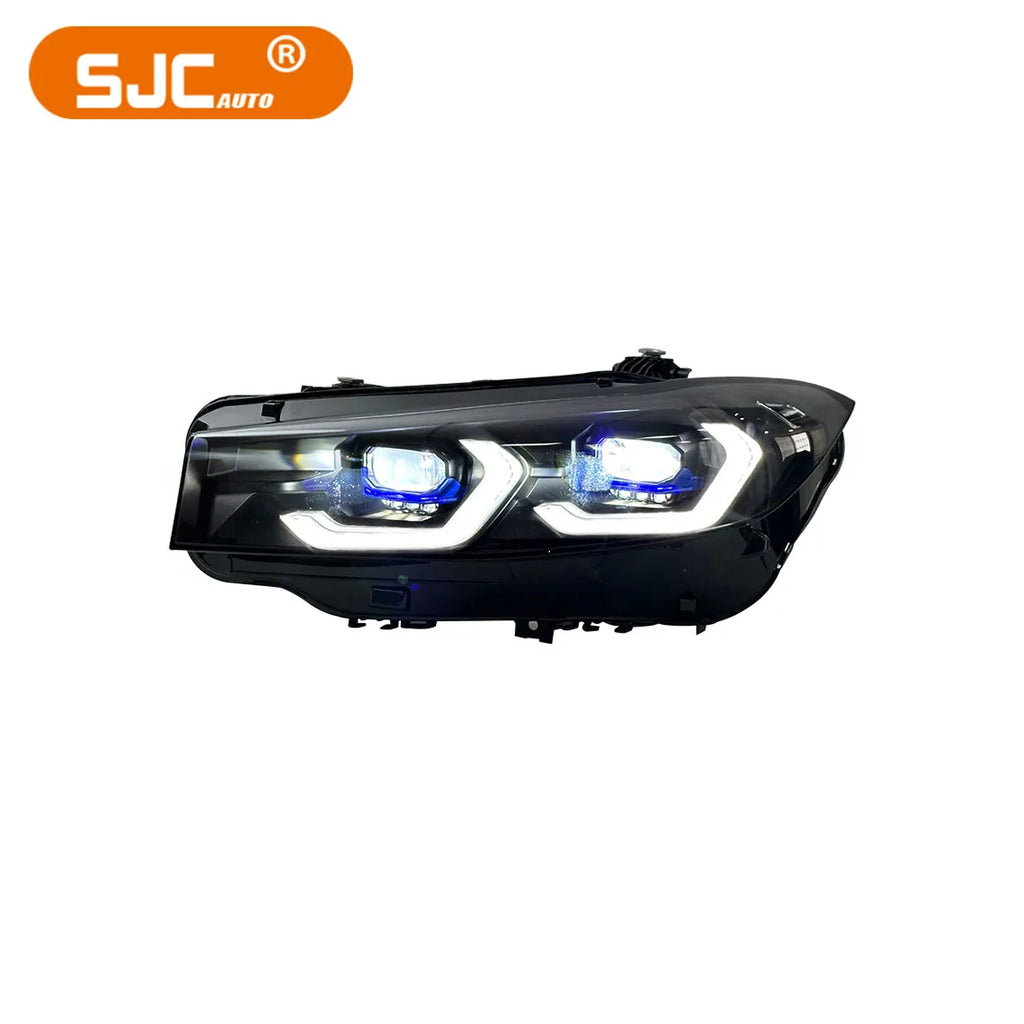 SJC Auto Car Laser Head Lights Plug and Play for BMW 3 Series G20 G28  2023-2025  Dual Color DRL Headlights for Lighting Systems