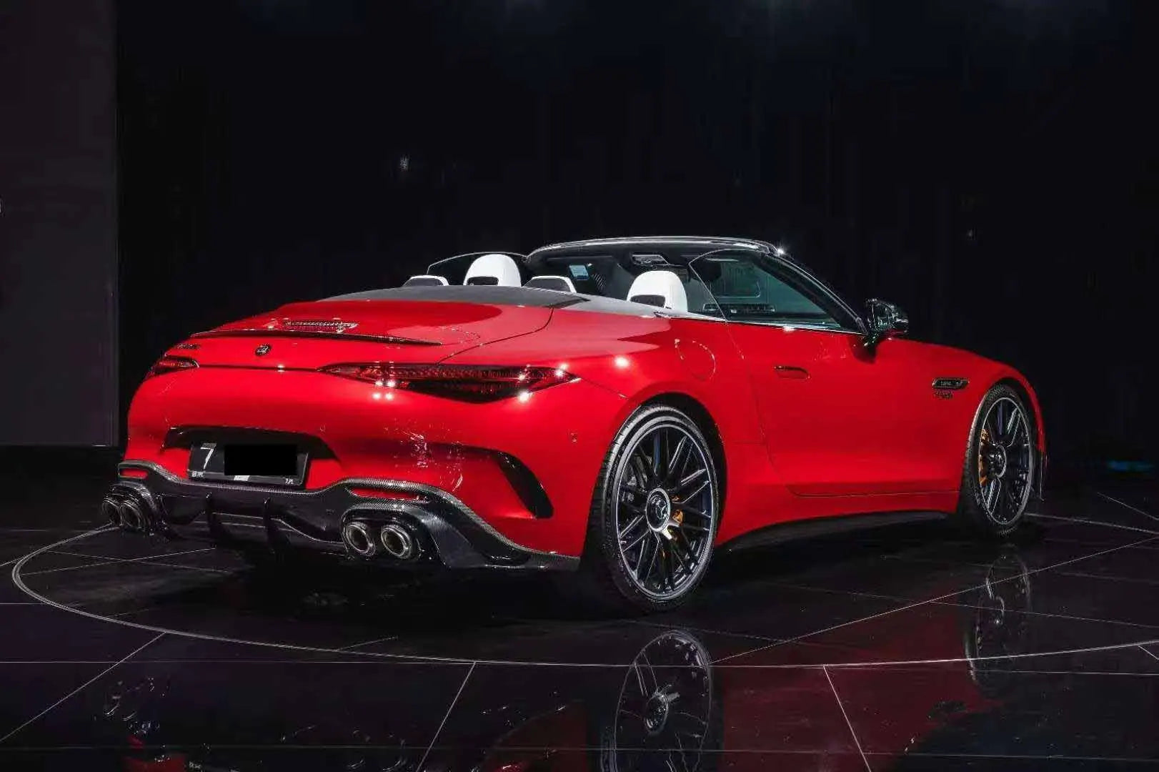 Runde for 2022-2025 Mercedes Benz SL43 63 Upgraded and Modified Babos High Quality Dry Carbon Fiber Body Kit Car Bumper