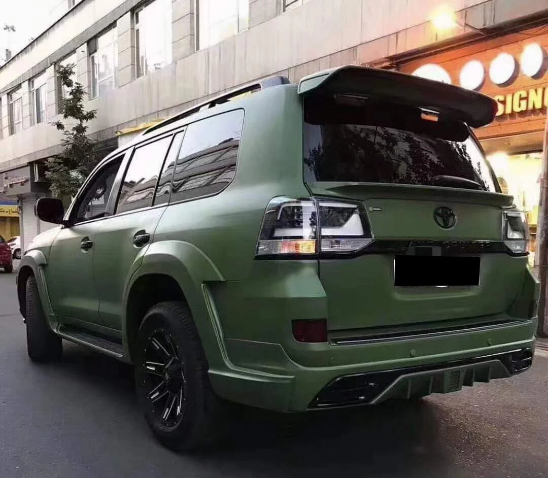 Runde Simple Installation for Toyota Land Cruiser Upgrade Wald Style Front Bumper Assembly Wheel Eyebrows PP Material Body Kit