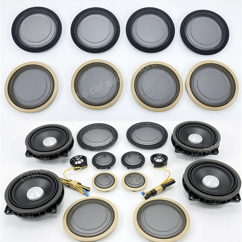 Car Front Rear Door Speaker Covers For BMW F30 F31 F32 F33 F34 F48 F36 F80 F39 X1 X2 3 GT 2 4 Series Mid High Range Audio Horns