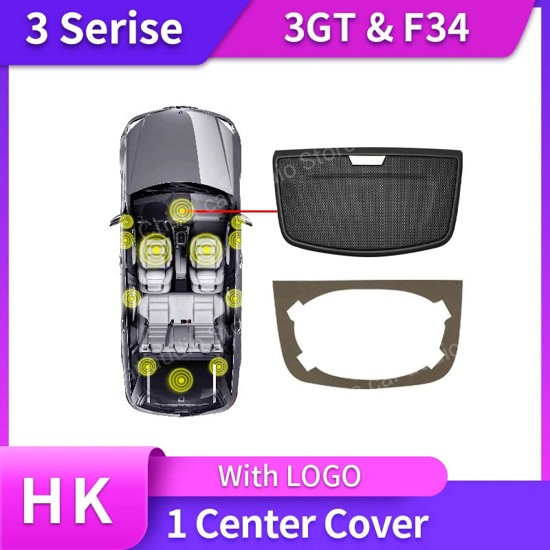 Car For BMW F34 GT 3 Series Original Horn loudspeaker Audio Cover Power Amplifier Bass Tweeter Midrange Speakers Subwoofer Kit