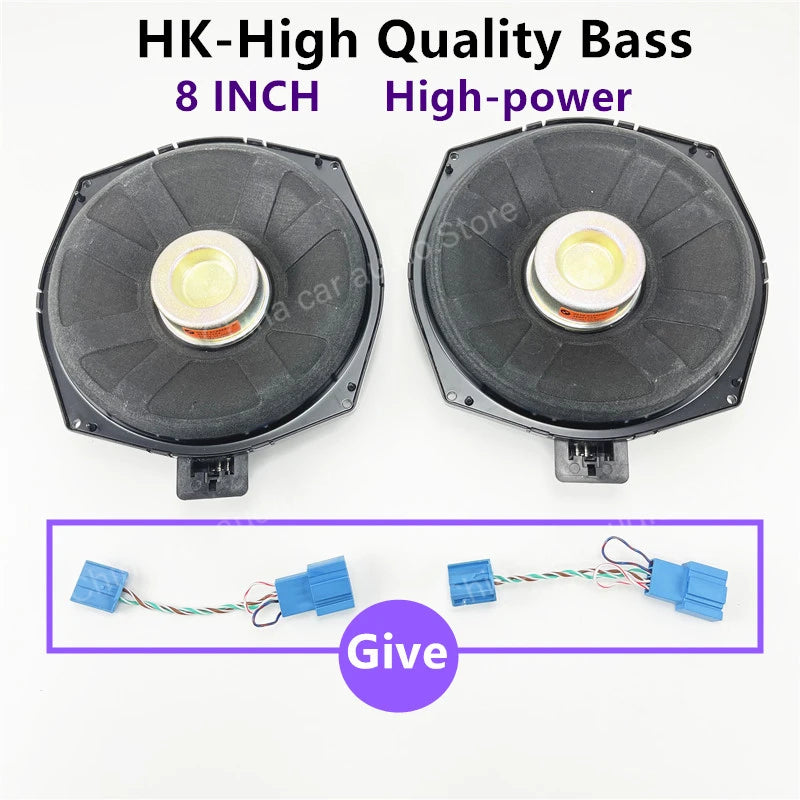 Car Subwoofer For BMW F10 F30 G30 G20 F20 F22 F23 F48 F34 E90 E60 X5 X3 High Quality Under Seat 8 Inch BW Bass Speaker Woofers