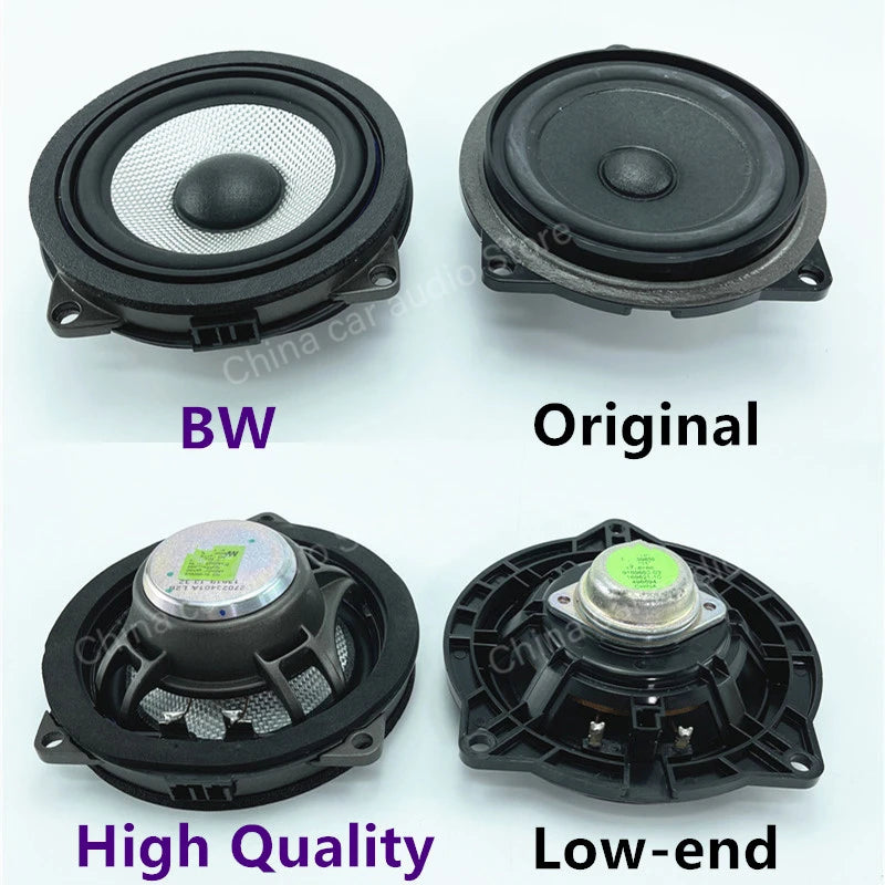 4.5 Inch Door Midrange Speaker For BMW F20 F25 F30 F32 G30 G01 F48 3 5 X1 5 Series Loudspeakers Audio Horn Hi-Fi Music Speakers