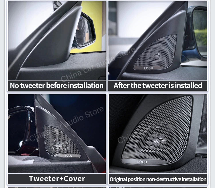 Car Tweeter Midrange Speakers Subwoofer For BMW F22 F23 2 Series 220i M225i M235i High Quality Horn loudspeaker Audio Cover Bass