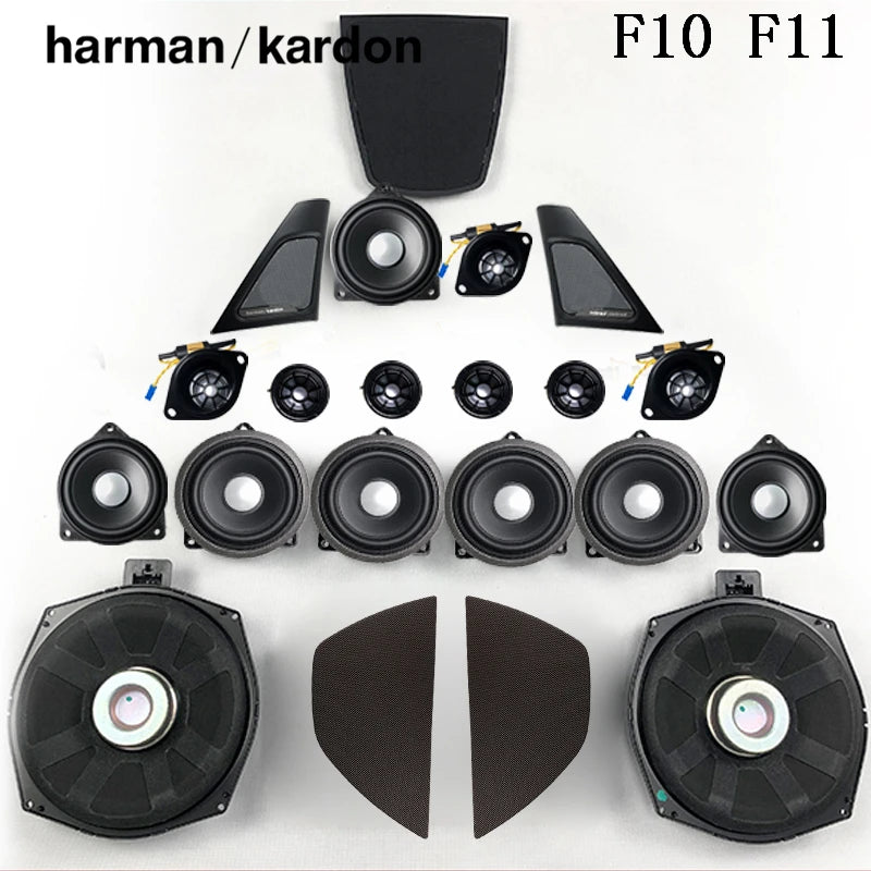 Horn For BMW F10 F11 5 Series High Quality Loudspeaker Audio Cover Power Amplifier Bass Tweeter Midrange Subwoofer Speakers Kit