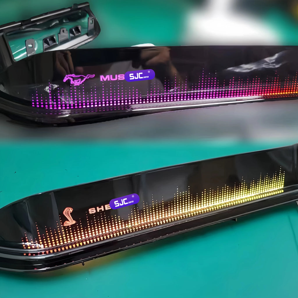 SJC Auto LED Ambient Lighting for Ford Mustang 2015-2022 Model Car Interior Symphony 64-color Atmosphere Lighting air Vent Kit