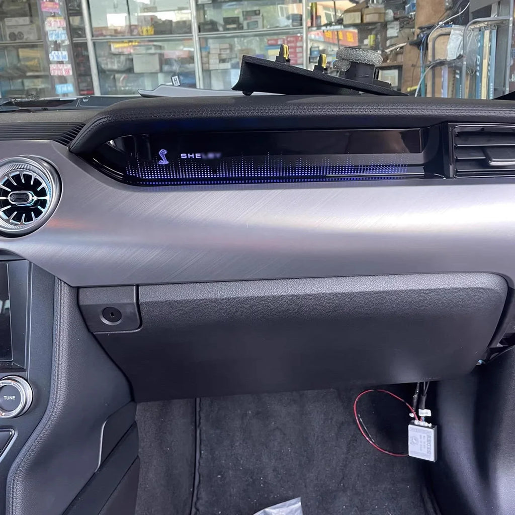 SJC Auto LED Ambient Lighting for Ford Mustang 2015-2022 Model Car Interior Symphony 64-color Atmosphere Lighting air Vent Kit