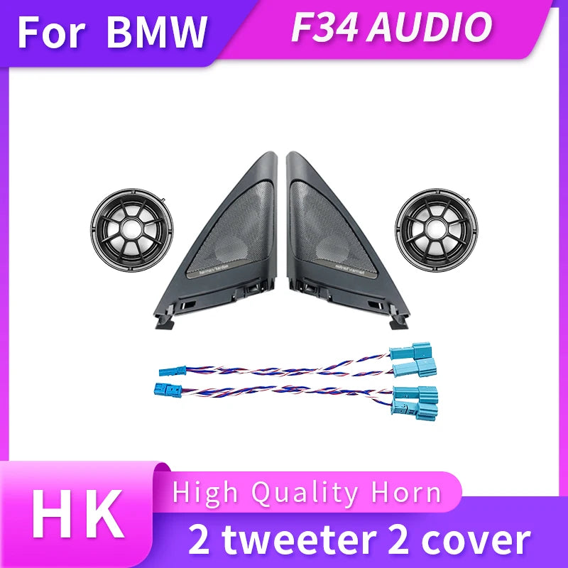 Car For BMW F34 3GT 3 Series Speaker Front Door Tweeter Music Modification Sticker Decoration Original Upgrade Cover Loudspeaker