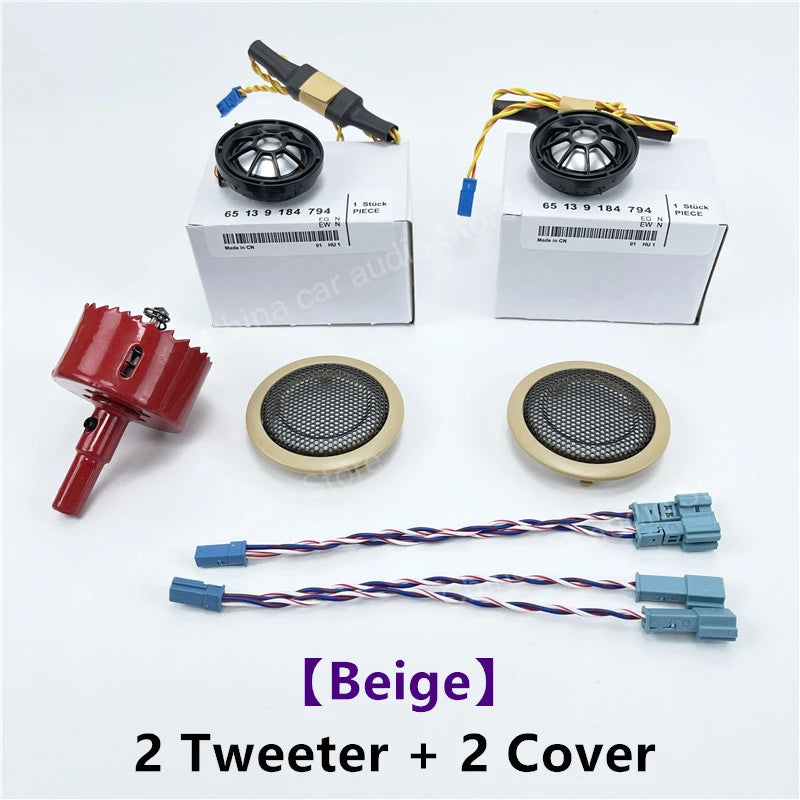 Car Rear Door Tweeter Cover For BMW F39 F20 F32 F45 F46 mini F54 F55 F56  F60 Series Treble Audio Speaker Loudspeaker Decoration
