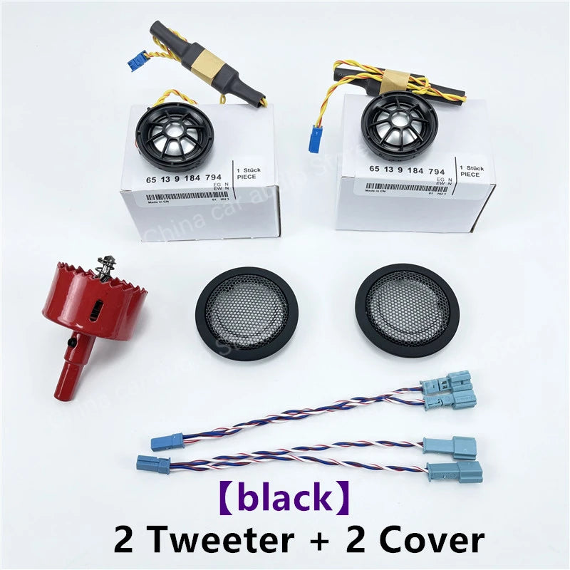 Car Rear Door Tweeter Cover For BMW F39 F20 F32 F45 F46 mini F54 F55 F56  F60 Series Treble Audio Speaker Loudspeaker Decoration