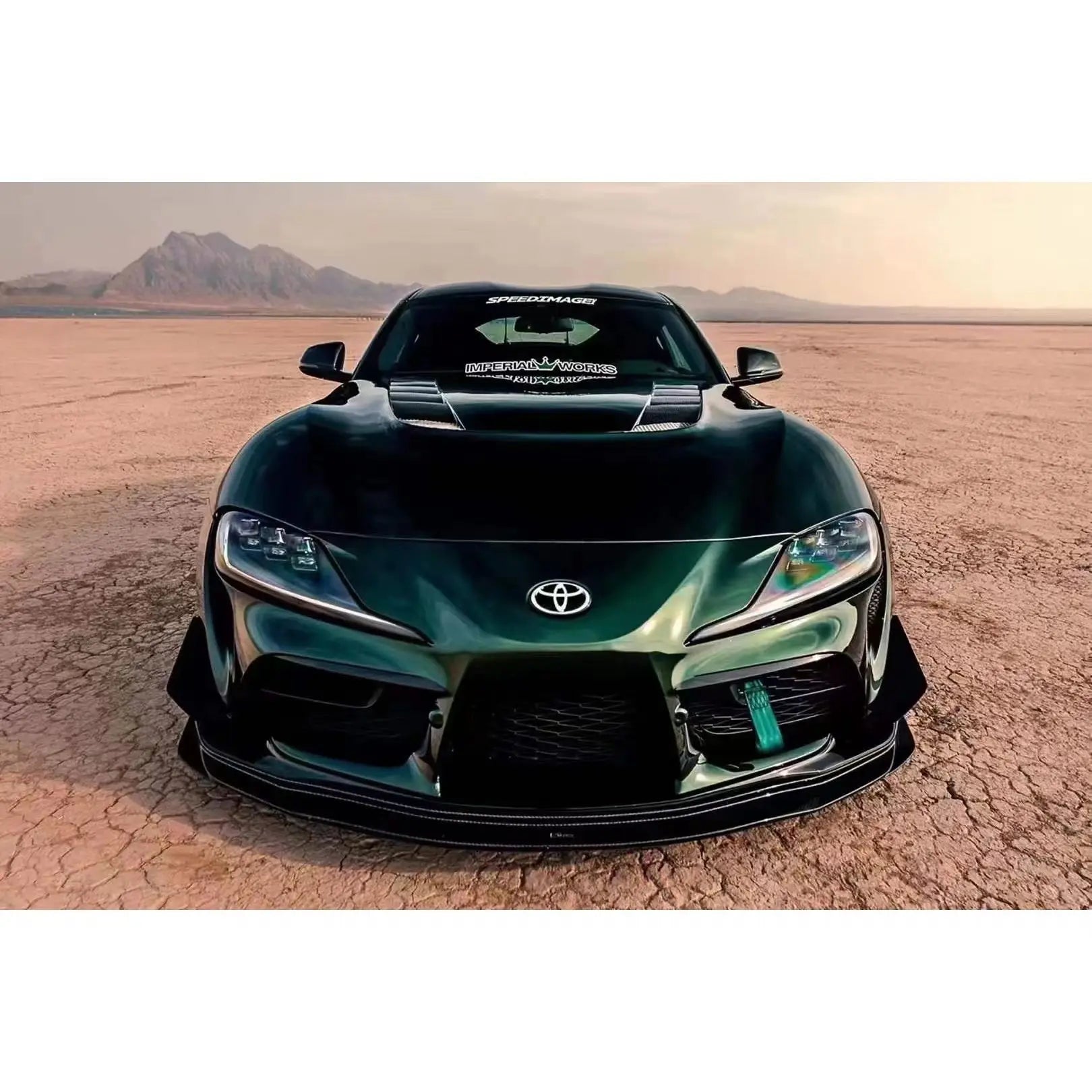 High Quality Carbon Fiber Body Kit for Toyota SUPRA A90 Front Lip Rear Diffuser Rear Spoiler Side Skirt Hood Bonnet Tuning