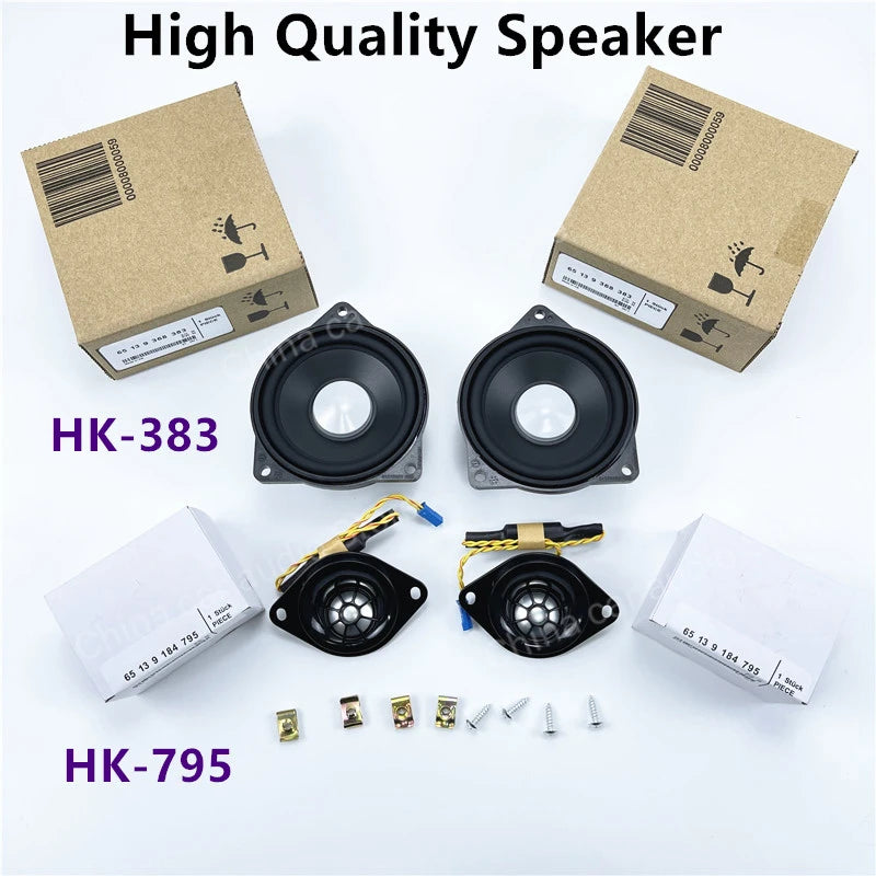 Speakers and Subwoofers for BMW F32 3GT F34 F30 F31 G30 F25 X3 Sound High Frequency Tweeter, High Quality Midrange Car Horn