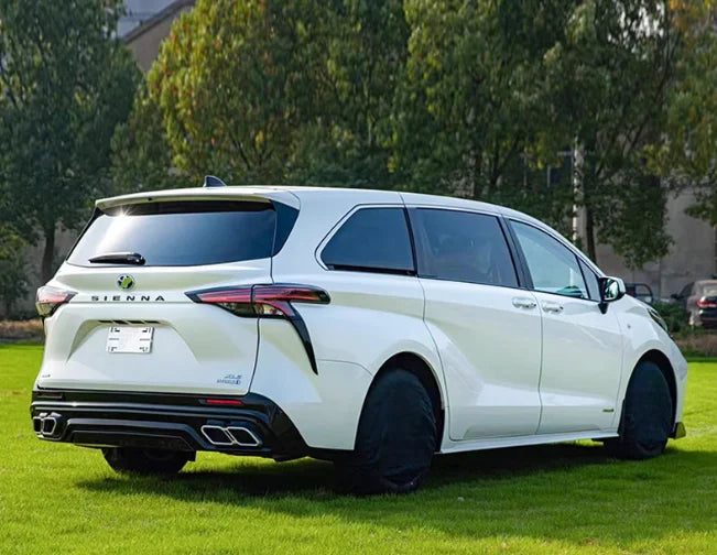 High Quality Suitable for 21-22 Toyota Sienna Modified Thunder Style Large Surround Front Bumper Rear Bumper Grille PP Material