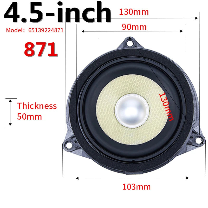 4.5Inch Midrange Speaker For BMW F20 F30 F31 F34 G30 G01 1 2 3 4 5 X1 X2 X3 X5 G05 Series Door Loudspeaker Audio Horn In The Car