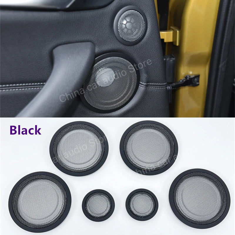 Car Door Midrange Speaker Covers For BMW F30 F31 F32 F33 3GT F34 X1 F48 X2 F39 F36 F80 F83 2 3 4 Series Tweeter Horns Case Trim