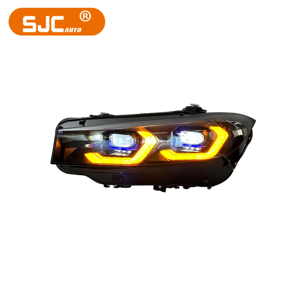 SJC Auto Car Laser Head Lights Plug and Play for BMW 3 Series G20 G28  2023-2025  Dual Color DRL Headlights for Lighting Systems