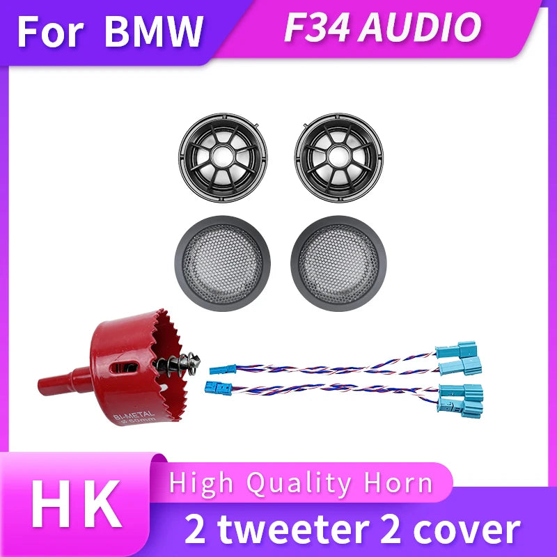 Car For BMW F34 3GT 3 Series Speaker Front Door Tweeter Music Modification Sticker Decoration Original Upgrade Cover Loudspeaker