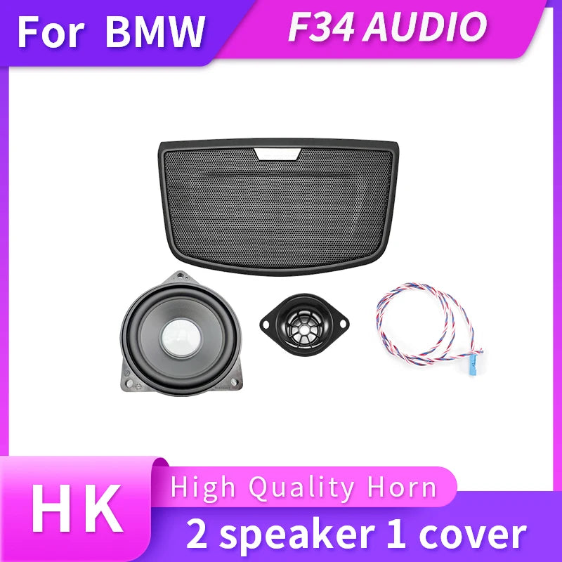 Car For BMW F34 3GT 3 Series Speaker Front Door Tweeter Music Modification Sticker Decoration Original Upgrade Cover Loudspeaker