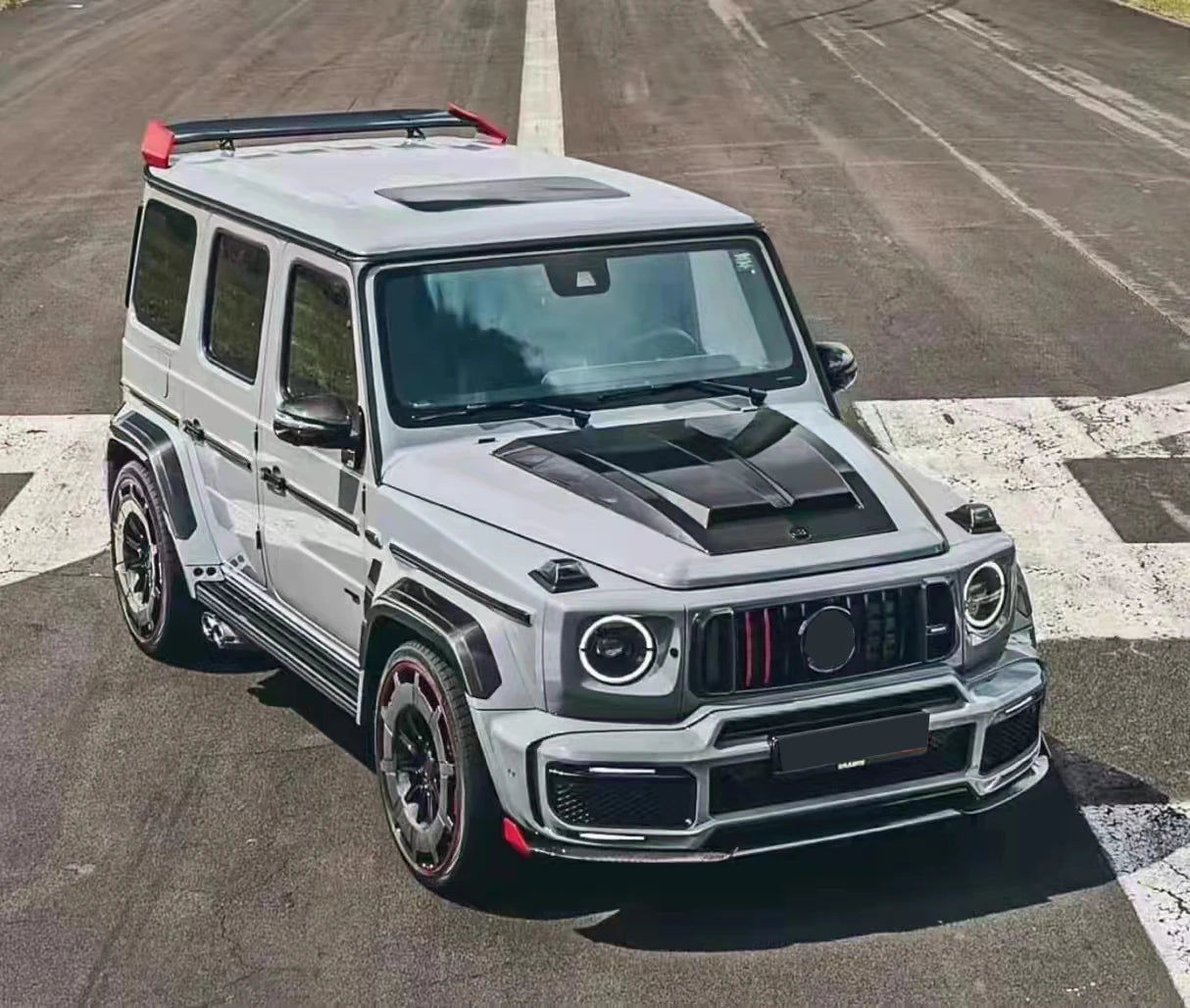 In Stock Full Set G900 Dry Carbon Fiber Body Kit for Mercedes-Benz W464 G63 G500 G550 Facelift BraBos Rocket900 Upgrade