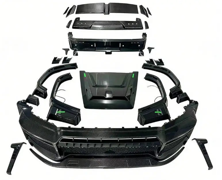 Runde for Mercedes Benz W465 Upgraded and Modified Babos 800 High Quality Dry Carbon Fiber Body Kit Car Bumper