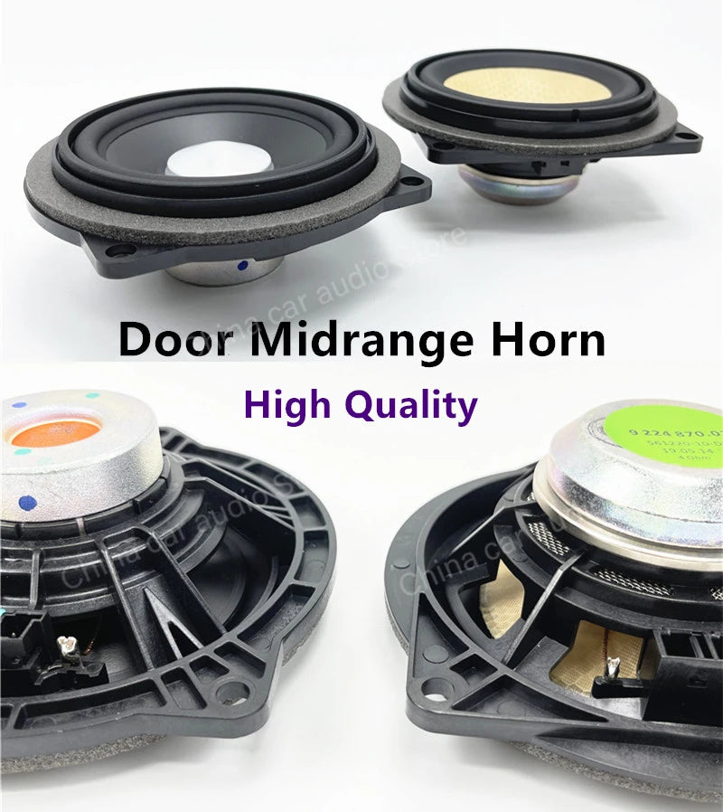 4.5 Inch Door Panel Midrange Speaker For BMW E81 E82 E87 E88 E90 E91 E92 E93 F10 F11 M5 F90 X1 E84 3 5 X1 Series Horn Speakers