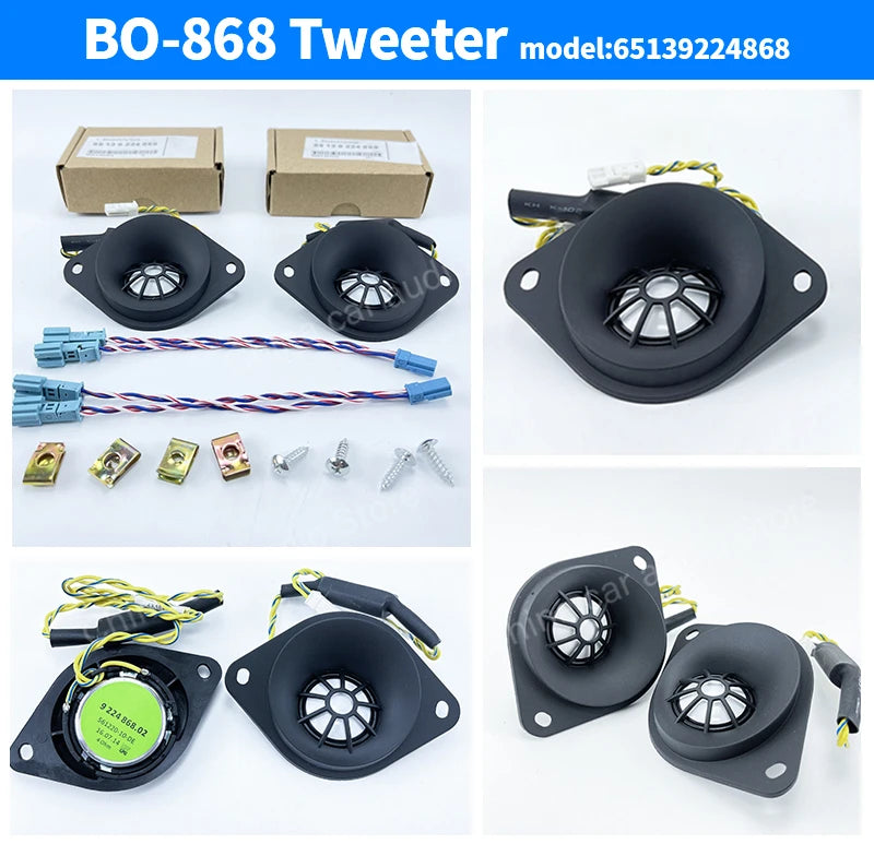 Car Center Dashboard Speakers For BMW E90 E91 E60 E61 F10 F11 F90 F07 F06 F12 F13 G20 G30 F15 F16 F85 F86 Rear Surround Tweeter