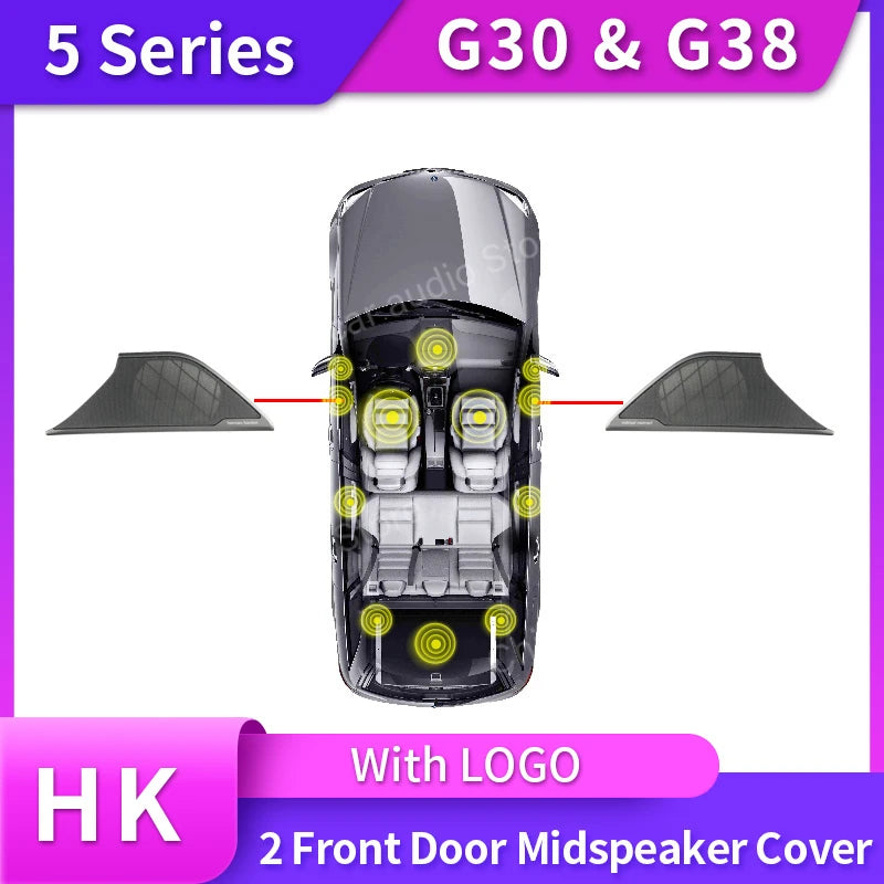 Car Tweeter Midrange Speakers Subwoofer For BMW G30 530i 5 Series High Quality loudspeaker Audio Cover Power Amplifier Bass kit