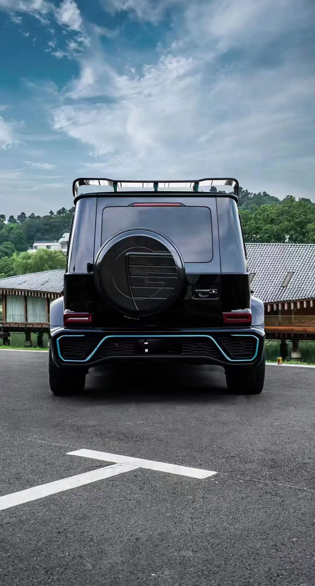 New Runde G900 Maybach Body Kit for Mercedes-Benz G-Class PP Material Car Bumpers Hood Spoiler with Perfect Fitment Auto Parts