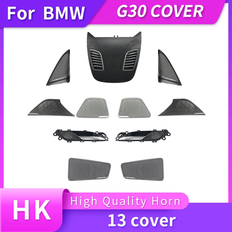 Car Speaker For BMW G30 G31 Plug and Play Cent Speaker Door Loudspeaker seat Subwoofer Upgrade Horn HK Cover Power DSP Amplifier