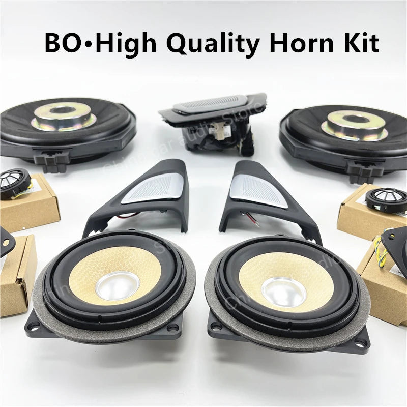 Car For BMW F10 F11 5 Series Music Center Horn Audio Luminous Cover Loudspeaker Interior Accessories Tweeter Subwoofer Speakers