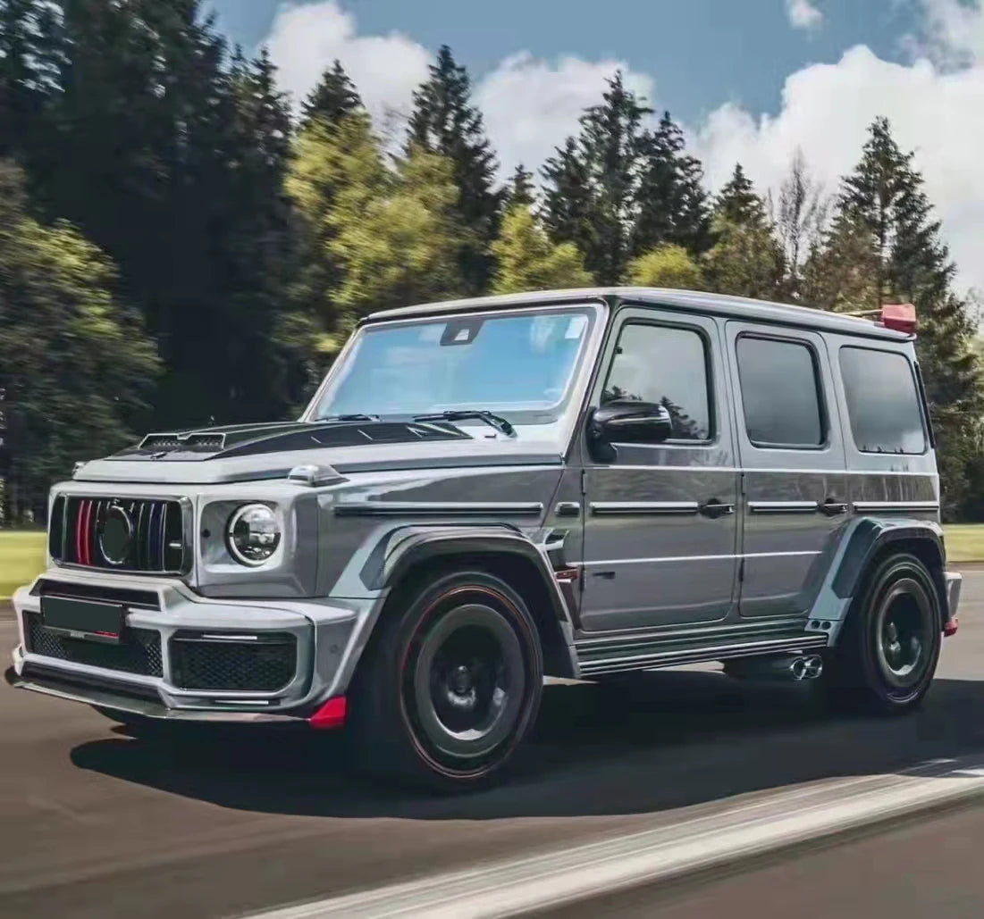 In Stock Full Set G900 Dry Carbon Fiber Body Kit for Mercedes-Benz W464 G63 G500 G550 Facelift BraBos Rocket900 Upgrade