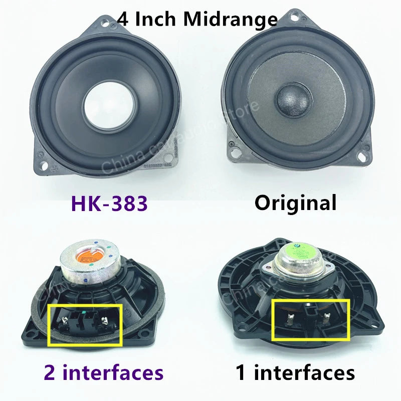 4 Inch For BMW F10 F11 F30 F32 G30 G20 G01 Series Midrange Speaker Center Dashboard Loudspeaker Accessories 65139368383