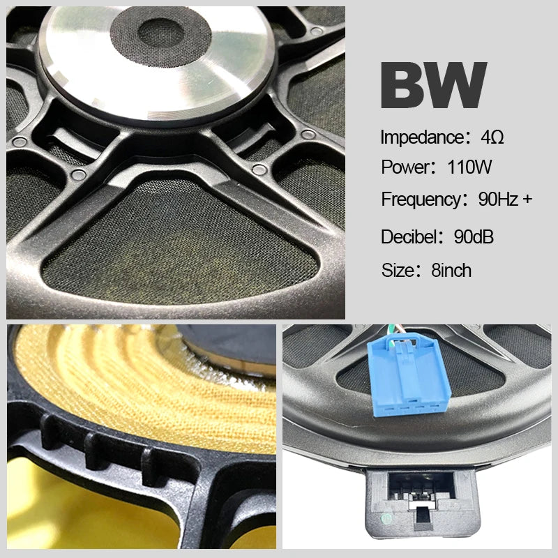 Speakers Horn Cover Car LED For BMW X6 G06 Speaker Front Rear Door Glow Tweeter Luminous Night Lighting Trim Subwoofer Audio