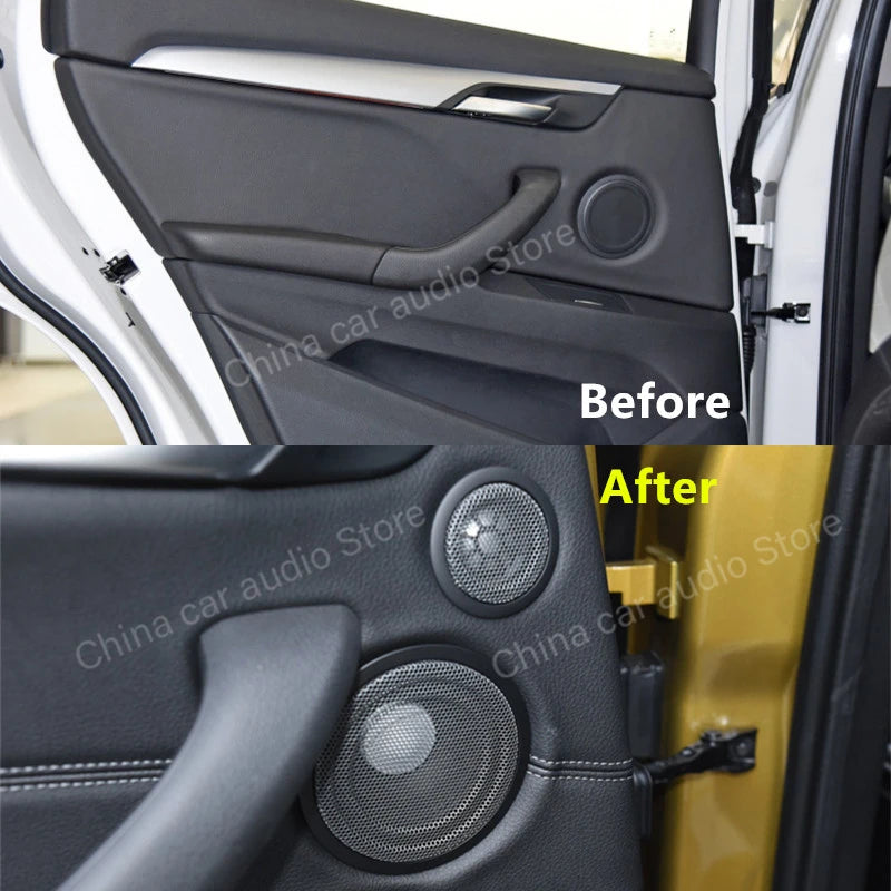 Car Rear Door Tweeter Cover For BMW F39 F20 F32 F45 F46 mini F54 F55 F56  F60 Series Treble Audio Speaker Loudspeaker Decoration