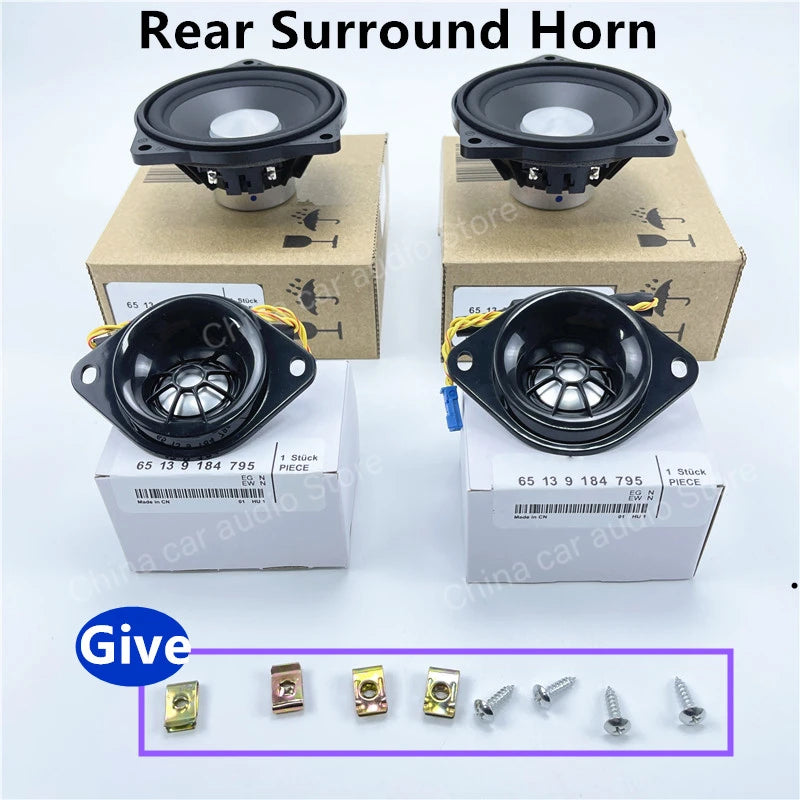 Car High Speakers Tweeter 4 Inch Midrange Audio For BMW G30 G11 F10 F11 E90 E60 F23 2 5 series Upgrade High Quality Loudspeaker