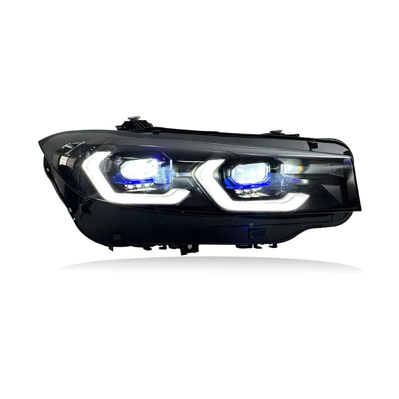 SJC Auto LED Laser Headlights for BMW 3 Series G20 G28 2023-2025 Dual Color Front Lights Car Parts Head Lamp Plug and Play