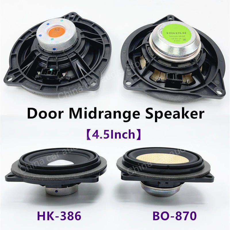 4.5 Inch Door Panel Midrange Speaker For BMW E81 E82 E87 E88 E90 E91 E92 E93 F10 F11 M5 F90 X1 E84 3 5 X1 Series Horn Speakers